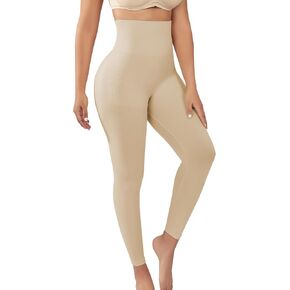 سروال يوجا مضغوط عالي الخصر للنساء، سروال أنحف للتحكم في البطن ورفع الفخذ in Kuwait