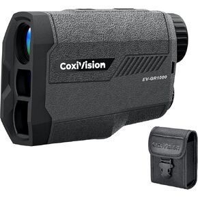 محدد نطاق الجولف CoxiVision مع منحدر - مكتشف نطاق 1000/1300 ياردة للصيد، تكبير 6X مع اهتزاز قفل عمود العلم، وضع القوس/البندقية، تعويض الزاوية، ملحقات الجولف in Kuwait