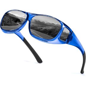 نظارات شمسية Myiaur Fit Over Glasses للرجال والنساء، حماية مستقطبة من الأشعة فوق البنفسجية 400، مضادة للوهج للقيادة والأنشطة الخارجية in Kuwait