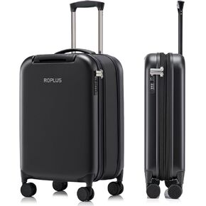 حقيبة أمتعة قابلة للطي، حقيبة متينة ذات جوانب صلبة مع عجلات كتم الصوت، حقائب سفر هارشيل مقاومة للماء وقابلة للتوسيع مع جيب جانبي، قفل TSA (أصفر، 28 بوصة) in Kuwait