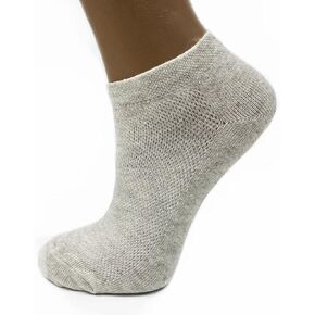 جوارب للكاحل من الكتان والكتان للرجال سريعة الجفاف ومصنوعة من نسيج شبكي (M، 10 عبوات) in Kuwait