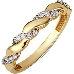 10K and 14K Yellow Gold Women's Art Deco Wedding Band and Engagement Ring in Saudi Arabia
