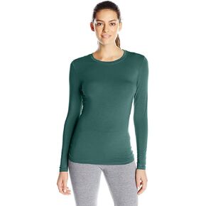 Cuddl Duds Women's Softwear with Stretch Long Sleeve Crew Neck Top (Purple,Small) in Kuwait