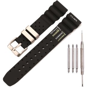 سوار ساعة من السيليكون 20 ملم متوافق مع حزام ساعة سيتيزن هايبر أكوالاند دوبلكس بروماستر BN0151-09L BN0151-17L سكوبا دايفر in Kuwait