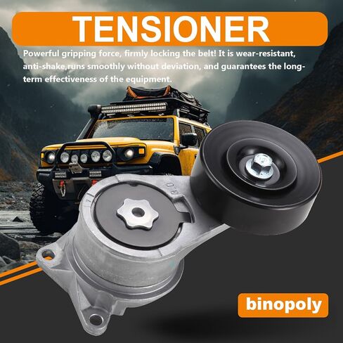 binopoly 38170 Drive Belt Tensioner Assembly With Pulley For Lexus GS300 93-05/IS300 01-02/SC300 92-00 Toyota Supra 93-98 OE# 89303 16620-0W022 16620-0W023 166200W024 166200W025 in Saudi Arabia