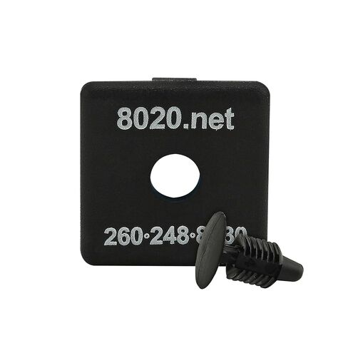 8020، 2015-Plain، 10 سلسلة، 1 بوصة × 1 بوصة أغطية نهاية مربعة من البلاستيك الأسود لملحقات فتحة T من الألومنيوم 80/20 (25 حزمة) in Kuwait