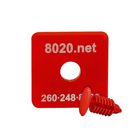 8020، 2015-Plain، 10 سلسلة، 1 بوصة × 1 بوصة أغطية نهاية مربعة من البلاستيك الأسود لملحقات فتحة T من الألومنيوم 80/20 (25 حزمة) in Kuwait