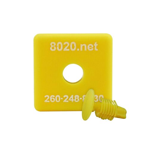 8020، 2015-Plain، 10 سلسلة، 1 بوصة × 1 بوصة أغطية نهاية مربعة من البلاستيك الأسود لملحقات فتحة T من الألومنيوم 80/20 (25 حزمة) in Kuwait