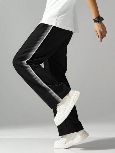 Men's Cargo Joggers, Casual Straight-Leg Pants with Drawstring & Pockets, Comfortable & Versatile for Work or Leisure in Saudi Arabia