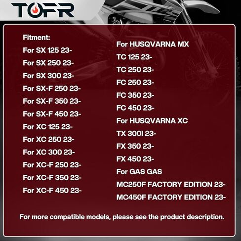 TOFR 21"+18" Spoked Front Rear Wheels Rims for TC125 TC250 FC250 FC350 FC450 SX XC SX-F XC-F 125-450 2023 in Saudi Arabia