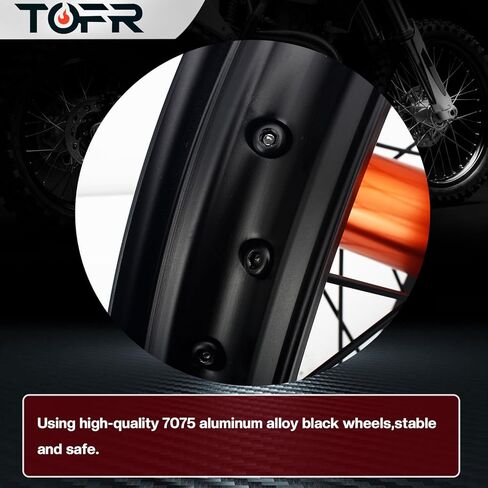 TOFR 21"+18" Spoked Front Rear Wheels Rims for TC125 TC250 FC250 FC350 FC450 SX XC SX-F XC-F 125-450 2023 in Saudi Arabia
