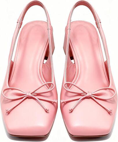 كعب باليه من الساتان للنساء بكعب Slingback ومقدمة مربعة وكعب مكتنز وكعب راقصة الباليه مع حزام Maryjane لحفلات الزفاف المسطحة للعروس أحذية الحفلات الأنيقة in Saudi Arabia