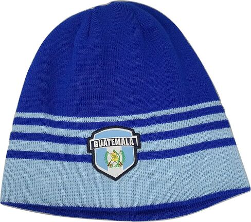 PANNA Guatemala Reversible Fitted Knit Beanie Blue in Kuwait