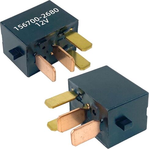 156700-2680 12V Relay (4-Pack) 20A 4-Pin SPST Micro Automotive Relay Compatible with Toyota Lexus Camry Corolla RAV4 for A/C Clutch Fuel Pump Horn Repair in Saudi Arabia
