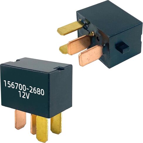 156700-2680 12V Relay (4-Pack) 20A 4-Pin SPST Micro Automotive Relay Compatible with Toyota Lexus Camry Corolla RAV4 for A/C Clutch Fuel Pump Horn Repair in Saudi Arabia
