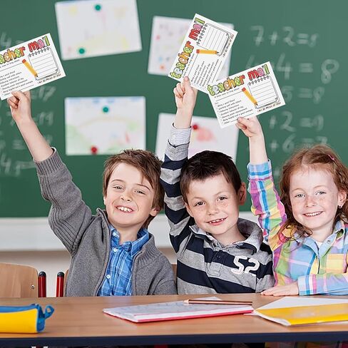 52 قطعة من الملاحظات البريدية السعيدة للمعلم للآباء، وبطاقات حوافز السلوك الإيجابي للفصل الدراسي، وملاحظات المكافآت التحفيزية لمعلمي مرحلة ما قبل المدرسة ورياض الأطفال الابتدائية in Kuwait