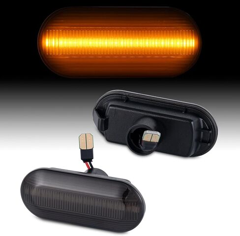Led Sequential Side Marker Turn Signal Light VW Jetta MK4 Golf4 GTI R32 Passat B5 Lupo Polo Sharan Vento Fox Amarok T5 Replacement for Ford Fiesta Focus Fusion in Kuwait