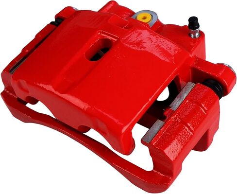Pair of High-Temp Red Powder Coated Calipers Disc Brake Caliper Assembly with Bracket Front Rear S4728 For 2002-2006 CADILLAC ESCALADE For 1999-2013 CHEVROLET For 1999-2013 GMC in Saudi Arabia