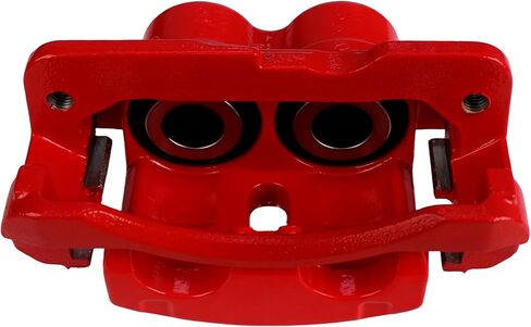 Pair of High-Temp Red Powder Coated Calipers Disc Brake Caliper Assembly with Bracket Front Rear S4728 For 2002-2006 CADILLAC ESCALADE For 1999-2013 CHEVROLET For 1999-2013 GMC in Saudi Arabia