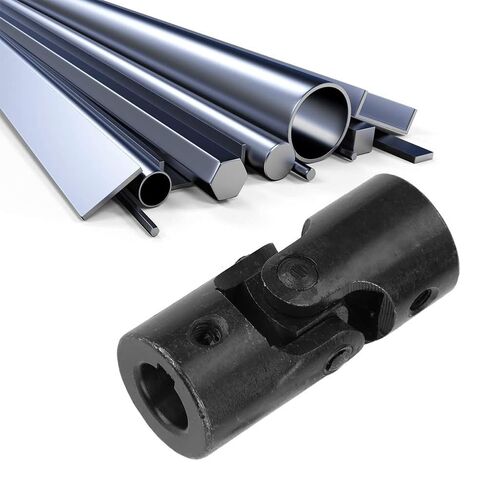 Rotatable Universal Joint Shaft Coupler 16mm to 32mm, Metal Motor Connector for Automotive Universal Joints, Shaft Joint Adapter in Saudi Arabia