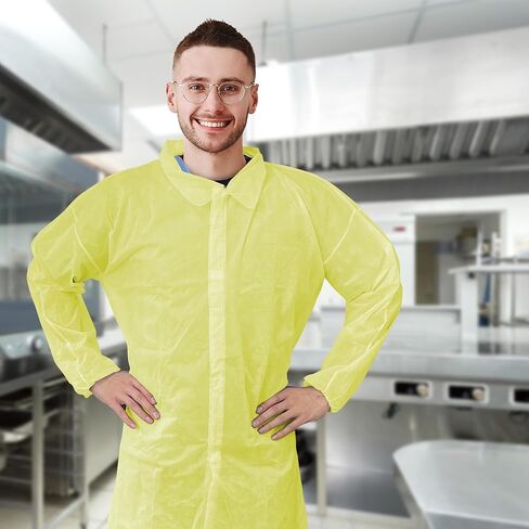 EZGOODZ Polypropylene Lab Coats 44" Multi-Colored in Saudi Arabia