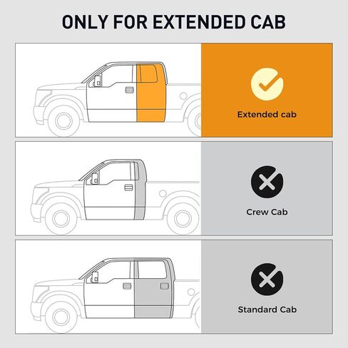 حصيرة أرضية الشاحنة مناسبة خصيصًا لسيارة Chevy Silverdao لـ GMC Sierra Extended Cab 1500 2000 2001 2002 2003 2004 2005 - ملحقات TPE للحماية من جميع الأحوال الجوية in Kuwait