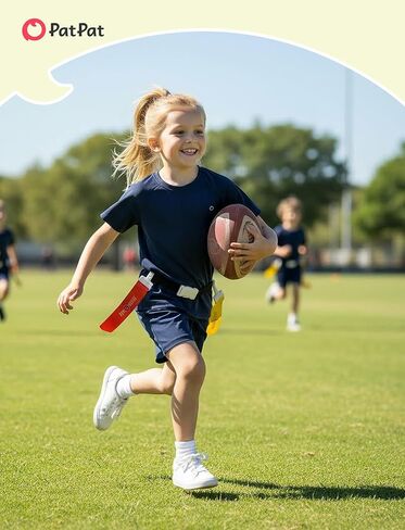 PATPAT Girls Boys Athletic T-Shirts Short Sleeve Loose Tops Kids Quick Dry Gym Tennis Tees Activewear 5-14 Years in Saudi Arabia