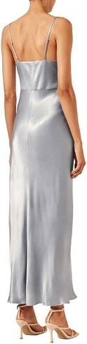 Shona Joy Womens La Lune Draped Side Split Midi Dress, 10 in Saudi Arabia