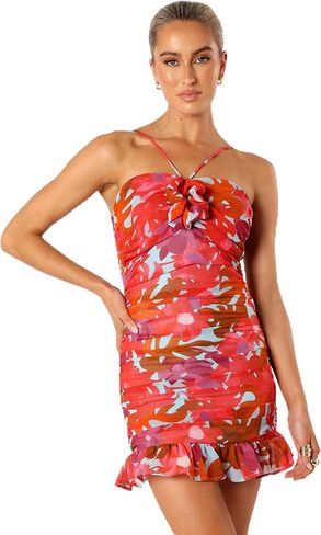Petal & Pup Women's Zuri Rosette Mini Dress in Saudi Arabia