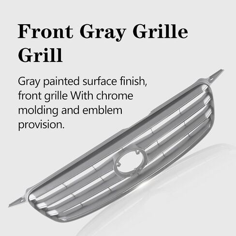 Perfit Liner New Front Gray Grille Grill Compatible With 2003-2004 TOYOTA Corolla TO1200244 5310002020 in Saudi Arabia