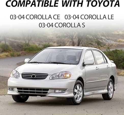 Perfit Liner New Front Gray Grille Grill Compatible With 2003-2004 TOYOTA Corolla TO1200244 5310002020 in Saudi Arabia