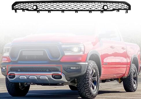 شبكة المصد الأمامي السفلية متوافقة مع 2019 2020 2021 2022 2023 2024 Ram 1500 Rebel TRX فقط، مع فتحات استشعار 68274572AA CH1036198 in Saudi Arabia