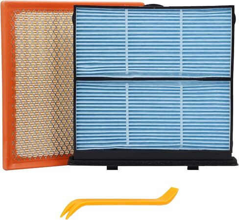 فلتر هواء المحرك وفلتر هواء المقصورة كومبو حزمة متوافقة مع سوبارو فورستر 2019 2020 2021 2022 2023 2024 2025 2026، WRX 2022 2023 2024 2025 2026-CF12775&CA12295 in Kuwait