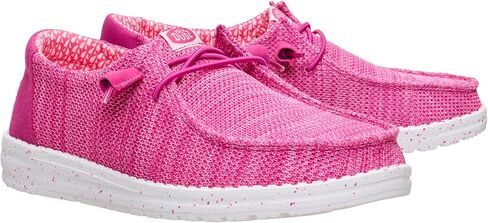 HEYDUDE Wendy Stretch Sox Fuchsia Pink Size 9, Women’s Shoes, Slip-on Loafers, Comfortable & Light-Weight in Saudi Arabia