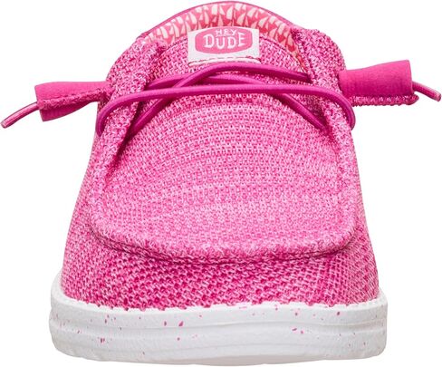 HEYDUDE Wendy Stretch Sox Fuchsia Pink Size 9, Women’s Shoes, Slip-on Loafers, Comfortable & Light-Weight in Saudi Arabia