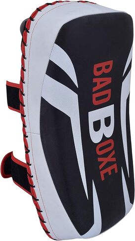 وسادة ذراع ملاكمة خفيفة الوزن من تويستر | وسادات تايلاندية من جلد البقر بنسبة 100% | وسادات منحنية من MMA Muay Thai Shield | وسادات تدريب الفنون القتالية، وسادات ضرب الملاكمة (مفردة وليست زوجية) in Kuwait