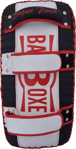 وسادة ذراع ملاكمة خفيفة الوزن من تويستر | وسادات تايلاندية من جلد البقر بنسبة 100% | وسادات منحنية من MMA Muay Thai Shield | وسادات تدريب الفنون القتالية، وسادات ضرب الملاكمة (مفردة وليست زوجية) in Kuwait