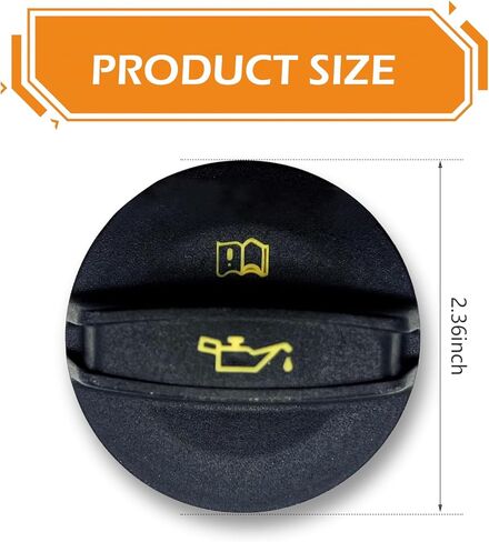 Fuel Tank Cap for Cars – 06K103485A Sealed Integrated Engine Oil Tank Cap, Quick Replacement Auto Parts for VW Audi, Wear-resistant & Portable Tool (Black) in Saudi Arabia