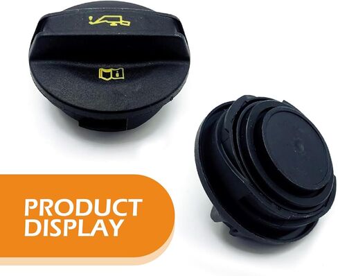 Fuel Tank Cap for Cars – 06K103485A Sealed Integrated Engine Oil Tank Cap, Quick Replacement Auto Parts for VW Audi, Wear-resistant & Portable Tool (Black) in Saudi Arabia
