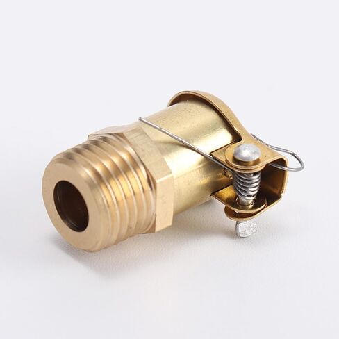 4 Pcs Copper Spring Grease Oil Cup Cap, Copper L Shape Oil Container Cup Oiler Lathe Machine Power Accessories (M6*1) in Saudi Arabia