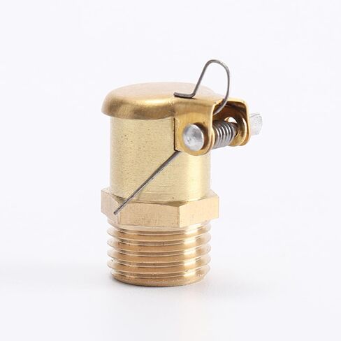 4 Pcs Copper Spring Grease Oil Cup Cap, Copper L Shape Oil Container Cup Oiler Lathe Machine Power Accessories (M6*1) in Saudi Arabia
