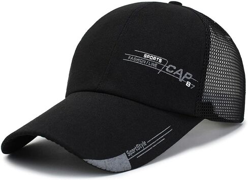 Mesh Baseball Cap Quick Dry Hat, Unisex Vent Baseball Cap Adjustable Sports Caps for Men Women in Kuwait