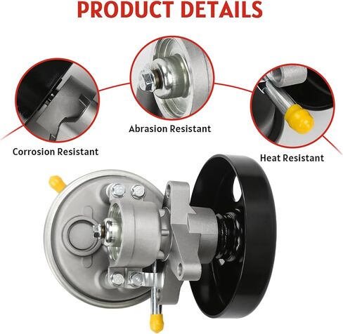 Vacuum Pump with Pulley for 1995-2020 Isuzu NPR NPR-HD Gas V8 L4, L96 LQ4 LY6 L31 L05 3.0L 3.9L 4.8L 5.2L 5.7L 6.0L Replacement 904-862, 97241035, 8972410351, 290KT00020 in Kuwait