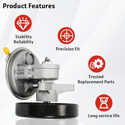 Vacuum Pump with Pulley for 1995-2020 Isuzu NPR NPR-HD Gas V8 L4, L96 LQ4 LY6 L31 L05 3.0L 3.9L 4.8L 5.2L 5.7L 6.0L Replacement 904-862, 97241035, 8972410351, 290KT00020 in Kuwait