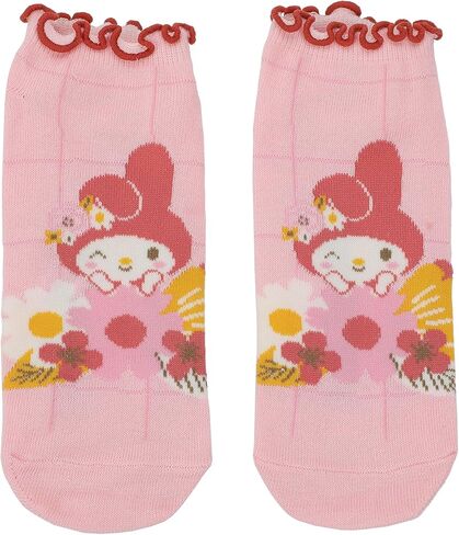 Bioworld Hello Kitty & Friends Floral Character Art 5-Pair Women's Ankle Socks in Saudi Arabia