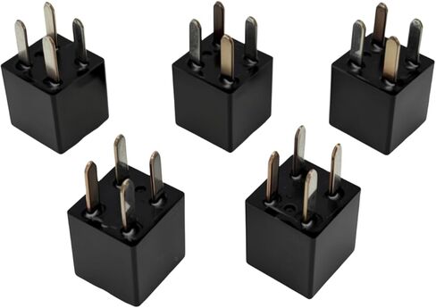 5pcs Automotive Relay 12VDC 20A 4-Pin 5L3T-AA Compatible with 2004-2020 F-150 2013-2019 Escape 2011-2019 Explorer in Kuwait