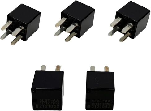 5pcs Automotive Relay 12VDC 20A 4-Pin 5L3T-AA Compatible with 2004-2020 F-150 2013-2019 Escape 2011-2019 Explorer in Kuwait