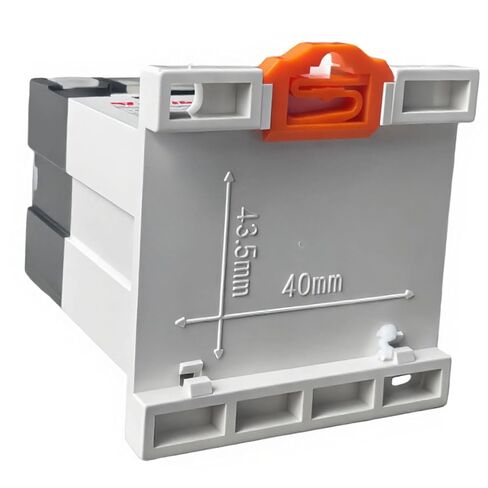متوافق مع Shenler RGF1BD024L DIN-Rail Power Relay، 30A 277VAC/30VDC 1NO، ملف تيار مستمر 24 فولت، مؤشر LED، حامل TS35 طرفي لولبي، تحكم صناعي لضاغط HVAC، منفاخ، مضخة، محرك in Saudi Arabia