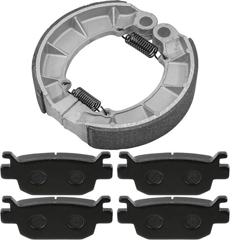 Caltric Front and Rear Brake Pads Shoes Compatible with Honda TRX500 TRX500Tm Foreman 2005 2006 / TRX500 Fe Fpe Foreman 4X4 2005-2011 in Saudi Arabia