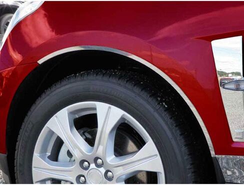 Upgrade Your Auto 4pc. Luxury FX Chrome Fender Trim w/Adhesive for Cadillac SRX 2010-2016 in Saudi Arabia